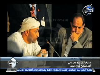 مداخلة ابراهيم العرجاني مع قناة المحور بعد اجتماعه مع المشير عبد الفتاح السيسي مايو 2014