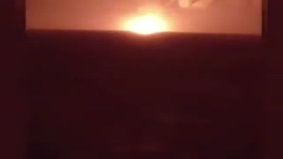 حريق في منصة نفط في حقل فارس، إيران، 31 ديسمبر 2021