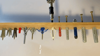 All types of drywall and concrete anchors...