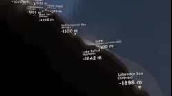 خريطة أعماق البحار