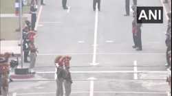 مراسم نوبة تراجع على حدود أاري-واجه، أمريتسار، بنجاب الهند، في يوم الجمهورية 2024