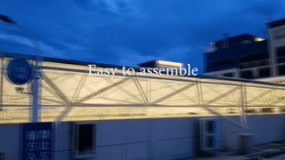 Steel structure space frame construction