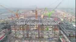 Long-span steel structure space frame project