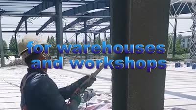 Factory warehouse workshop roof structure