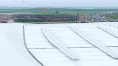 Stadium roof panels