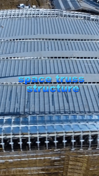 School swimming pool roof steel structure