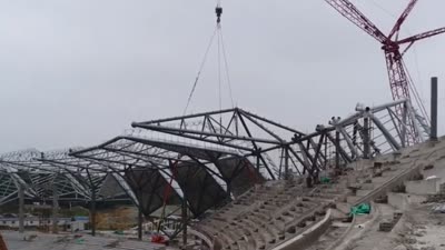 Stadium canopy structure
