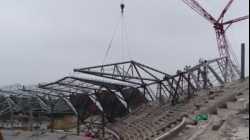 Stadium canopy structure