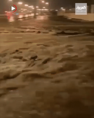 فيضانات اعصار شاهين بسلطنة عُمان 3/10/2021