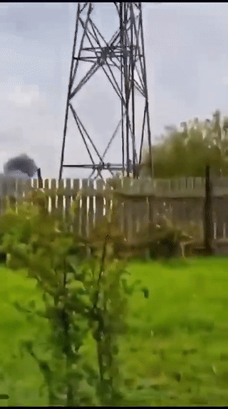 لحظة سقوط وتحطم طائرة مدنية بمحيط موسكو والتي كانت تقل يفغيني بريغوجين زعيم فاغنر السابق (23 أغسطس 2023)