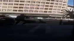 لحظة اصابة مقاتل من حركة امل اثناء محاولة اطلاق قذيفة RPG بيروت 14-10-2021