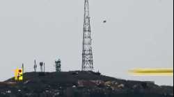 مشاهد لاستهداف حزب الله نقطة عسكرية في المطلة بمسيرة هجومية مسلحة بصواريخ S5 (17 مايو 2024)