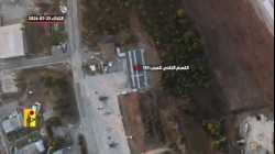 مشاهد صورتها طائرة تجسس تابعة لحزب الله قاعدة رمات ديفيد الجوية في 23 يوليو 2024