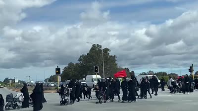 مسيرة الشيعة في بيرث، أستراليا تزامنا مع أربعينية الحسين، 17 سبتمبر 2022