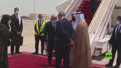وزير الخارجية الإسرائيلي يائير لابيد يصل الإمارات، 29 يونيو 2021