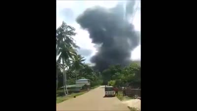 تحطم طائرة عسكرية في الفلبين، يوليو 2021