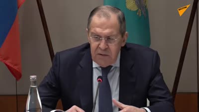 مؤتمر صحفي لوزير الخارجية الأمريكي توني بلنكن ونظيره الروسي سرجي لافروف، جنيف، 21 يناير 2022