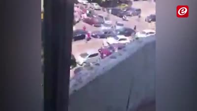 تبادل إطلاق النار بين عناصر الأمن اللبناني حول محطة وقود في بعبدا، لبنان، 6 يوليو 2021
