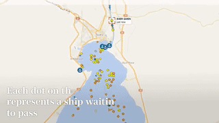 Suez Canal blocked by huge container ship called Ever Given after it runs aground