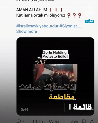 شركة زورلو التركية تبيع حصصها في إسرائيل بعد ضغوط شعبية، مايو 2024