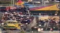 موقع سقوط صاروخ في مجدل شمس بالجولان وبدء عمليات نقل الجرحى (27 يوليو 2024)