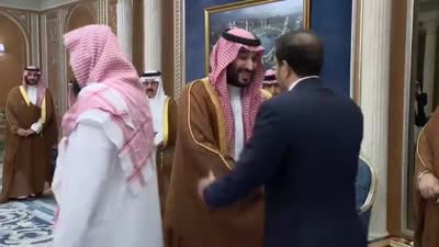 محمد بن سلمان يلتقي اعضاء المجلس الرئاسي اليمني