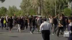 احتجاجات أنصار الصدر في المنطقة الخضراء ببغداد