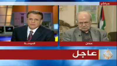 لقاء فاروق قدومي مع الجزيرة 15 يوليو 2009