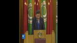 شي جن‌پنگ يخطب في جامعة الدول العربية