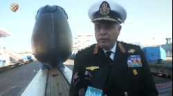 القوات البحرية تحتفل بتدشين الغواصة الرابعة S-44 من طراز ( 209 / 1400) ألمانية الصنع .