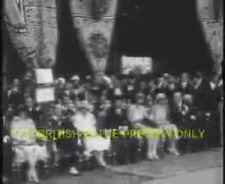 حفل ازاحة الستار عن تمثال النهضة 20 مايو 1928