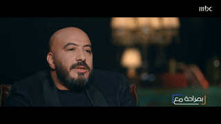 غادة عادل وطليقها مجدي الهواري في برنامج بصراحة على إم بي سي، ديسمبر 2021