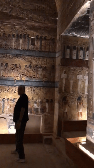 من داخل مقبرة سيتي الأول، وادي الملوك