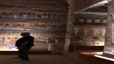 من داخل مقبرة سيتي الأول، وادي الملوك