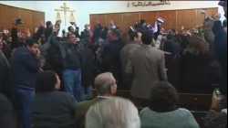 لحظة إعلان القاضي أحمد الشاذلي برفض الطعن الذي قدمته الحكومة للتنازل عن تيران وصنافير (16/1/2017)