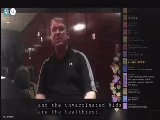 The unvaccinated families