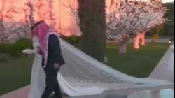 الأمير حسين بن عبد الله يرافق اخته الأميرة إيمان في حفل الزفاف