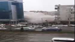 سقوط مبنى في حلب بفعل الزلزال 6 فبراير 2023